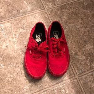 Red Vans